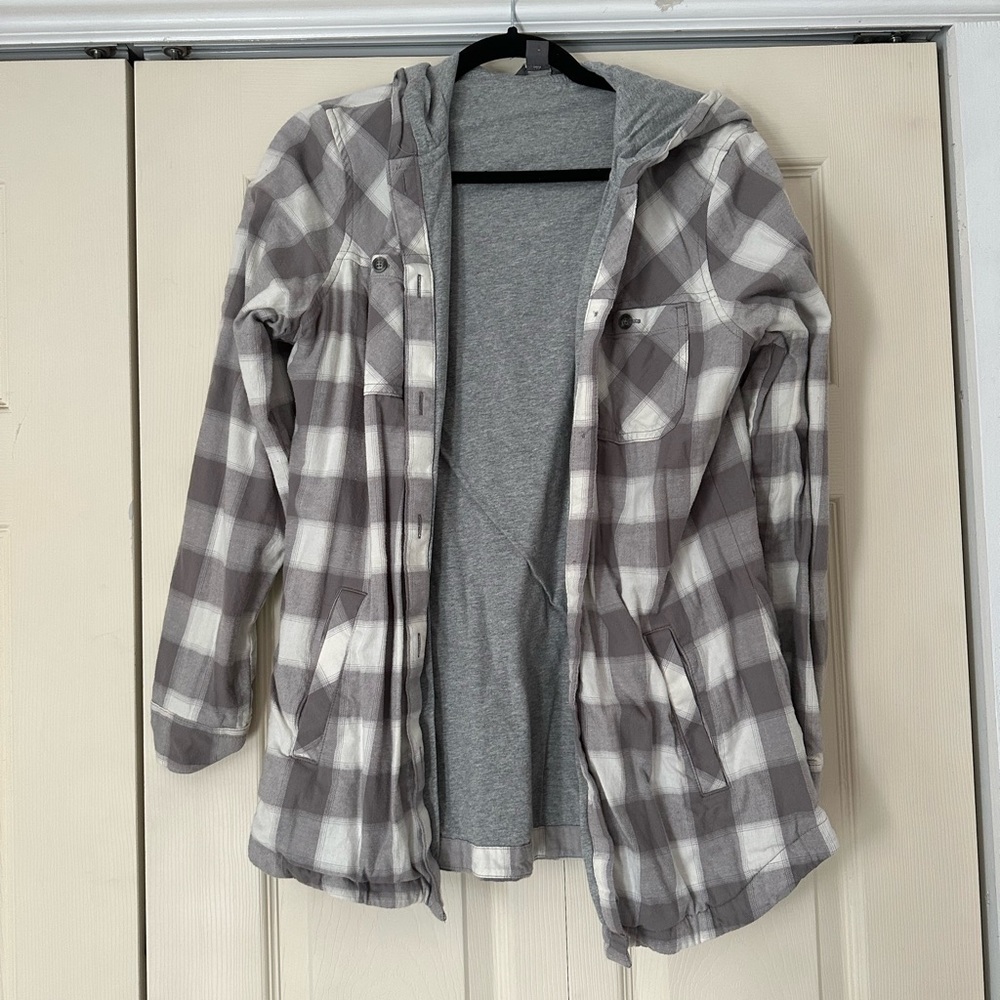 Eddie Bauer thick hooded flannel